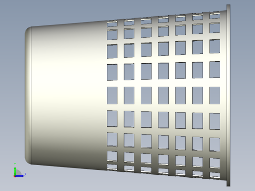 塑料垃圾桶设计左视缩略图
