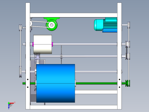 处理瓶子的机器俯视缩略图