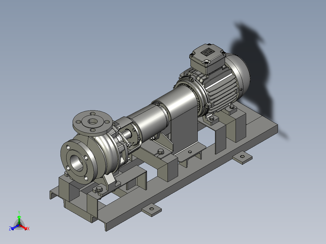 直接耦合电动机的离心泵