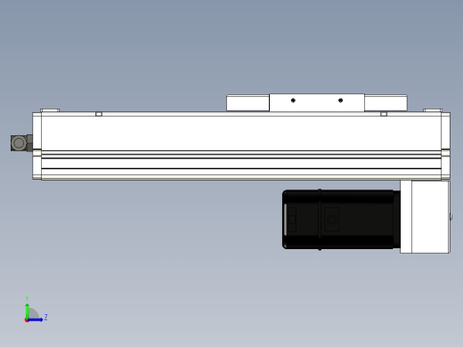 Toyo东佑达直线模组-ECH14-150-BM-400W左视缩略图