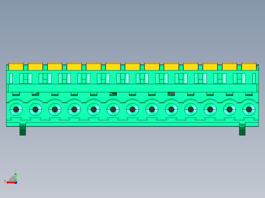 DEGSON 2EDG 系列 5.08mm 可插拔接线端子组-2EDGKDB-5.08-13P-14-00AH后视缩略图