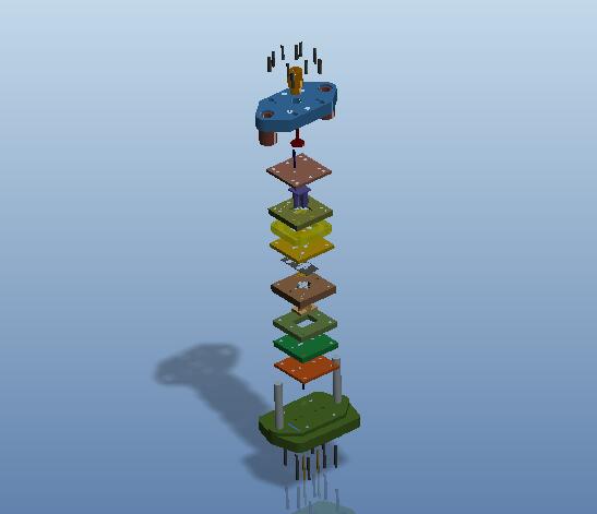 电器插座冲孔落料复合模（CAD图+Proe三维）