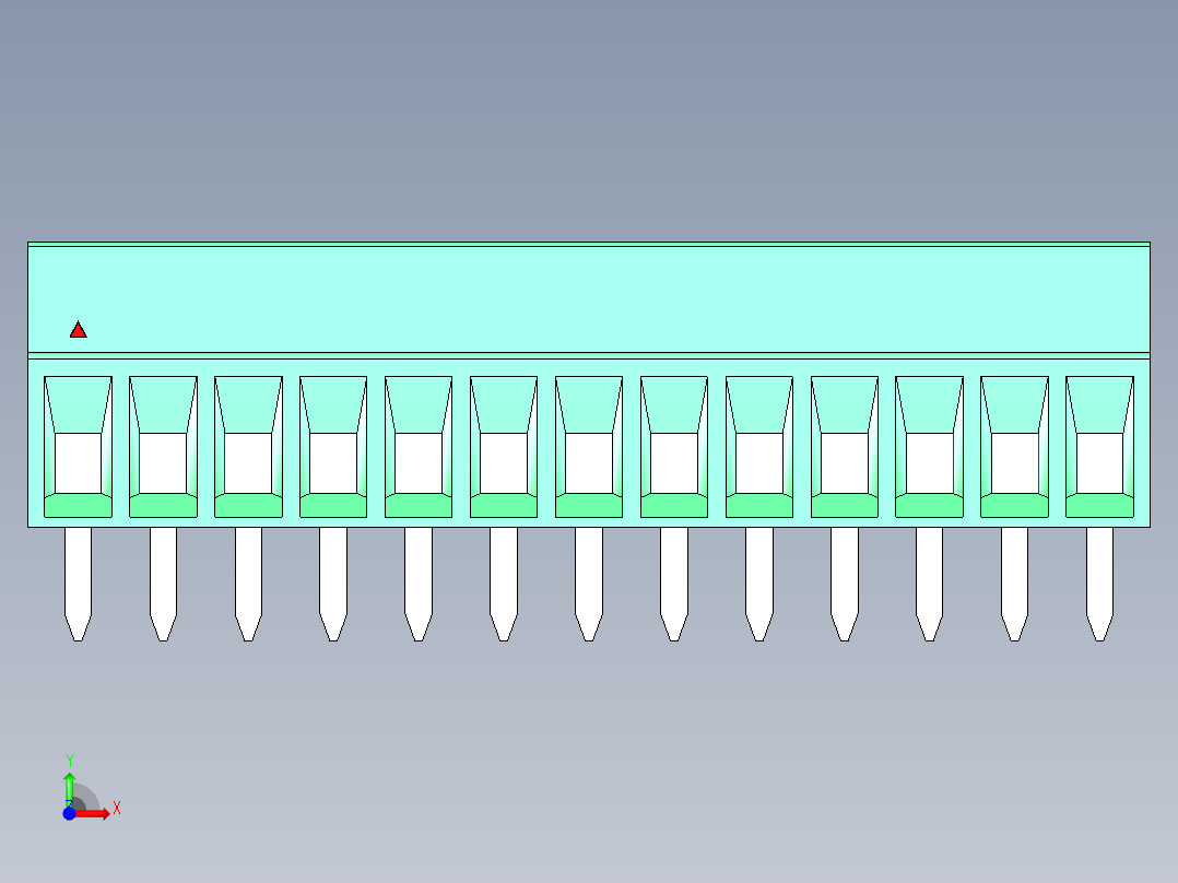 DG308-2.54-13P-14-00AH前视图