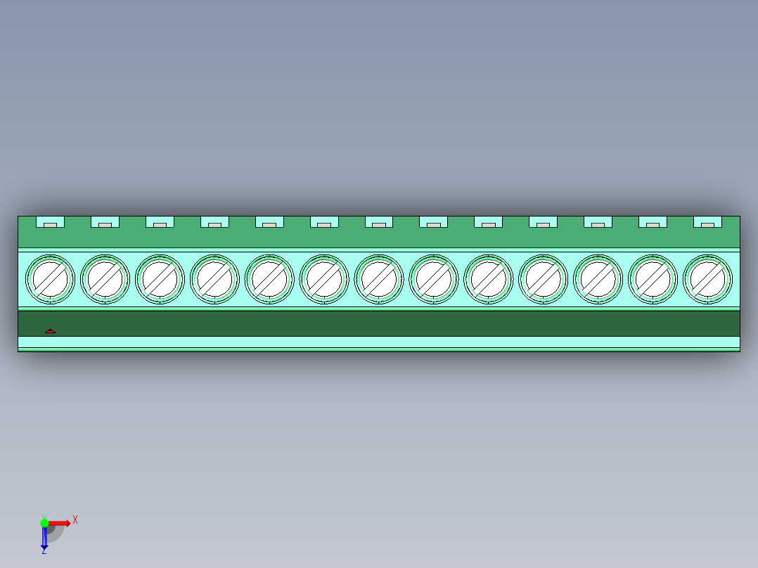 DG308-2.54-13P-14-00AH俯视图