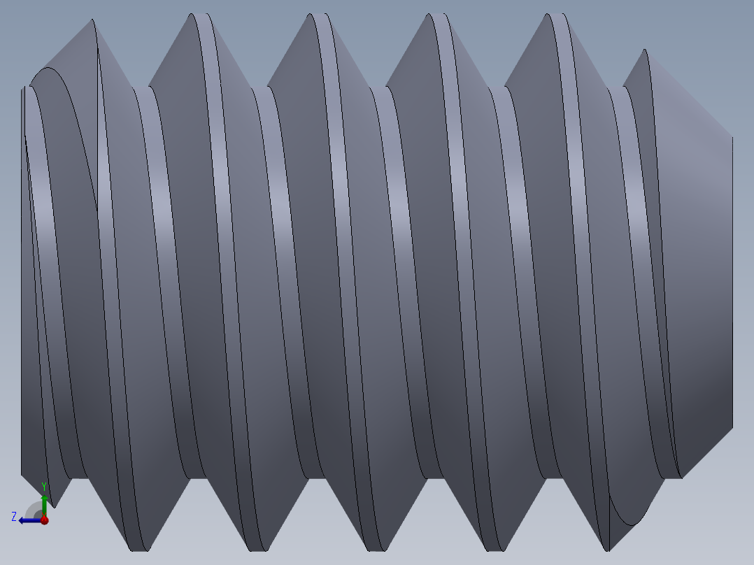 UNC 平头紧定螺钉-UNC SET SCREW 10-24 x0.250.SLDPRT右视图
