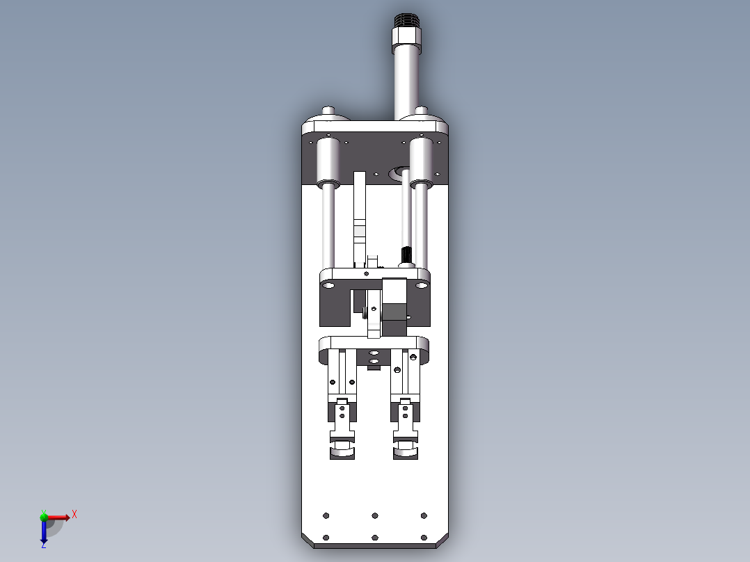 抓取后转向俯视图