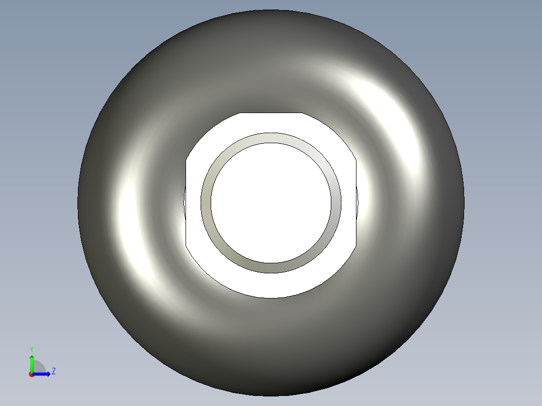 端桿軸承(鋼珠連結型)YBIB,YBIBL-3D多系列多零件图纸模型左视图