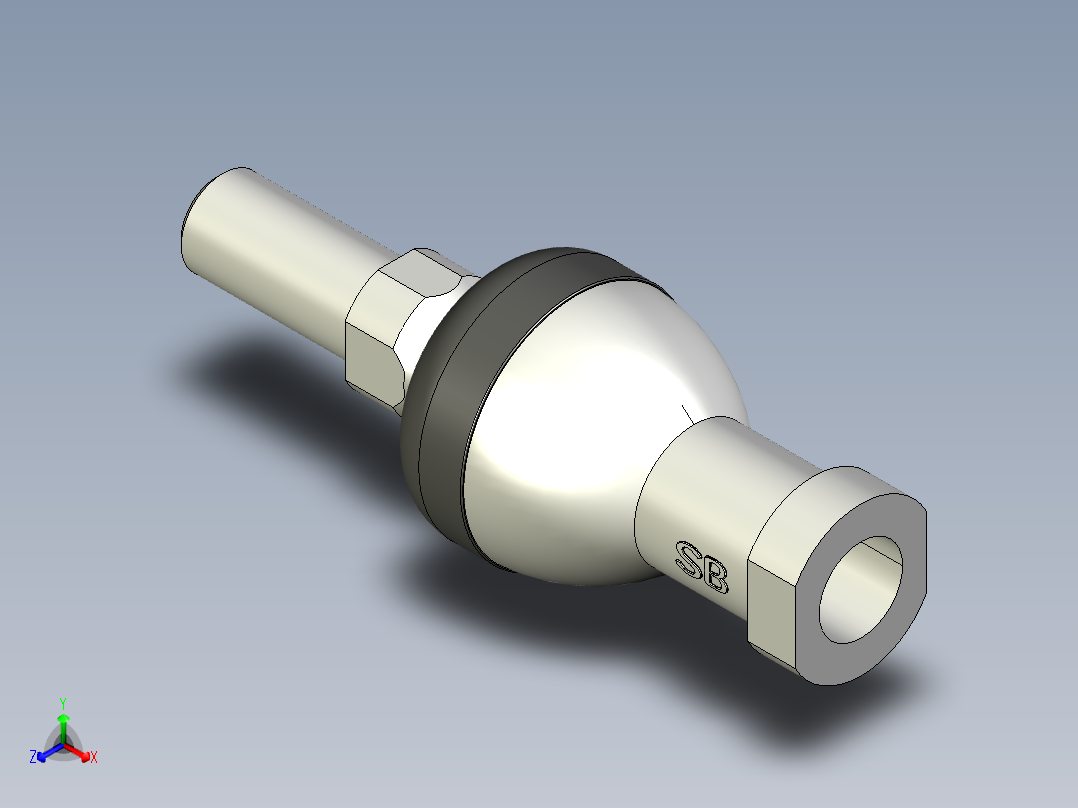 端桿軸承(鋼珠連結型)YBIB,YBIBL-3D多系列多零件图纸模型正等轴测图