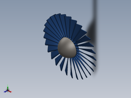 涡轮风扇正等轴测缩略图