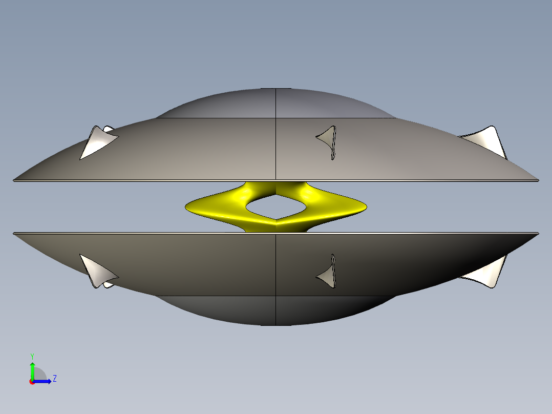外星飞船16左视图