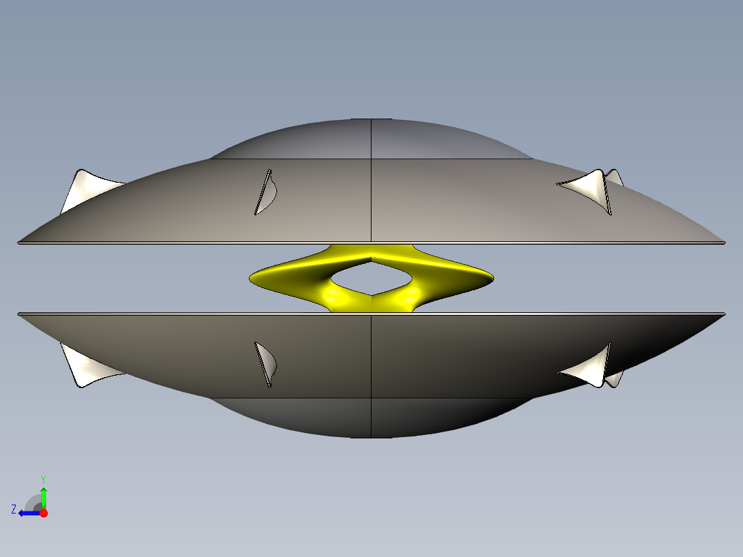 外星飞船16右视图