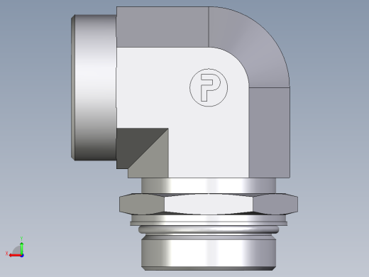 卡套式工业通用硬管接头EO_Adjustable_Locknut_elbow_WEE42LMOROMDCF后视缩略图