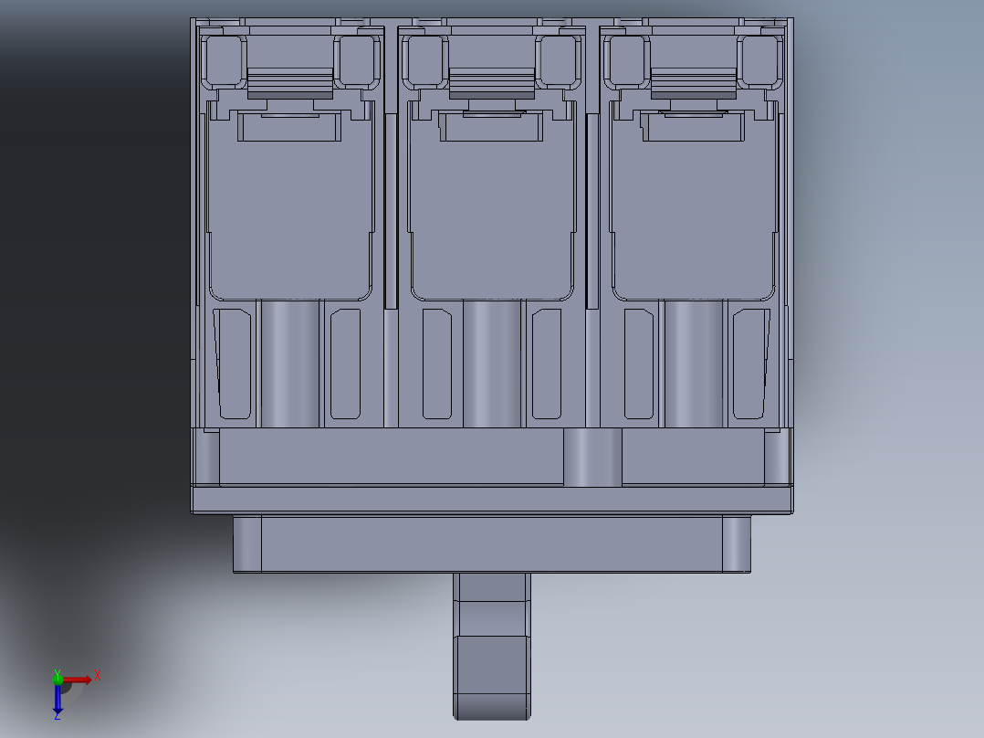 施耐德 断路器==1003762==20俯视图