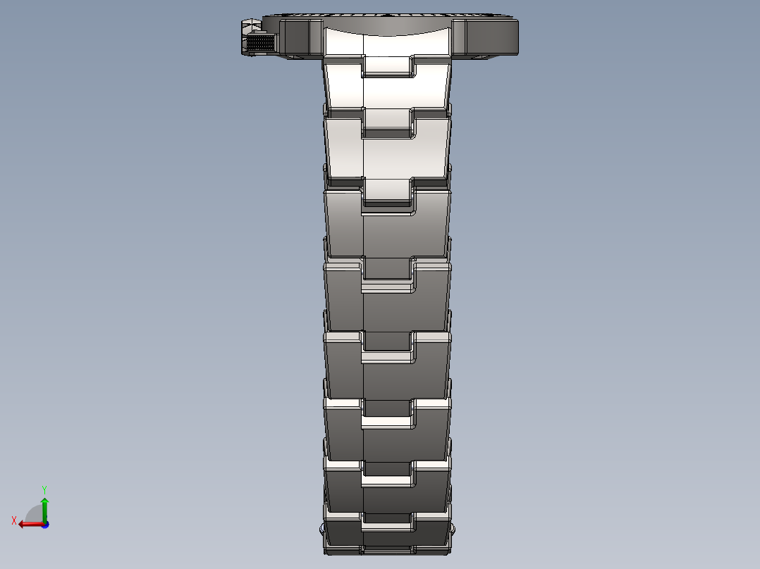 蒂索手表后视图