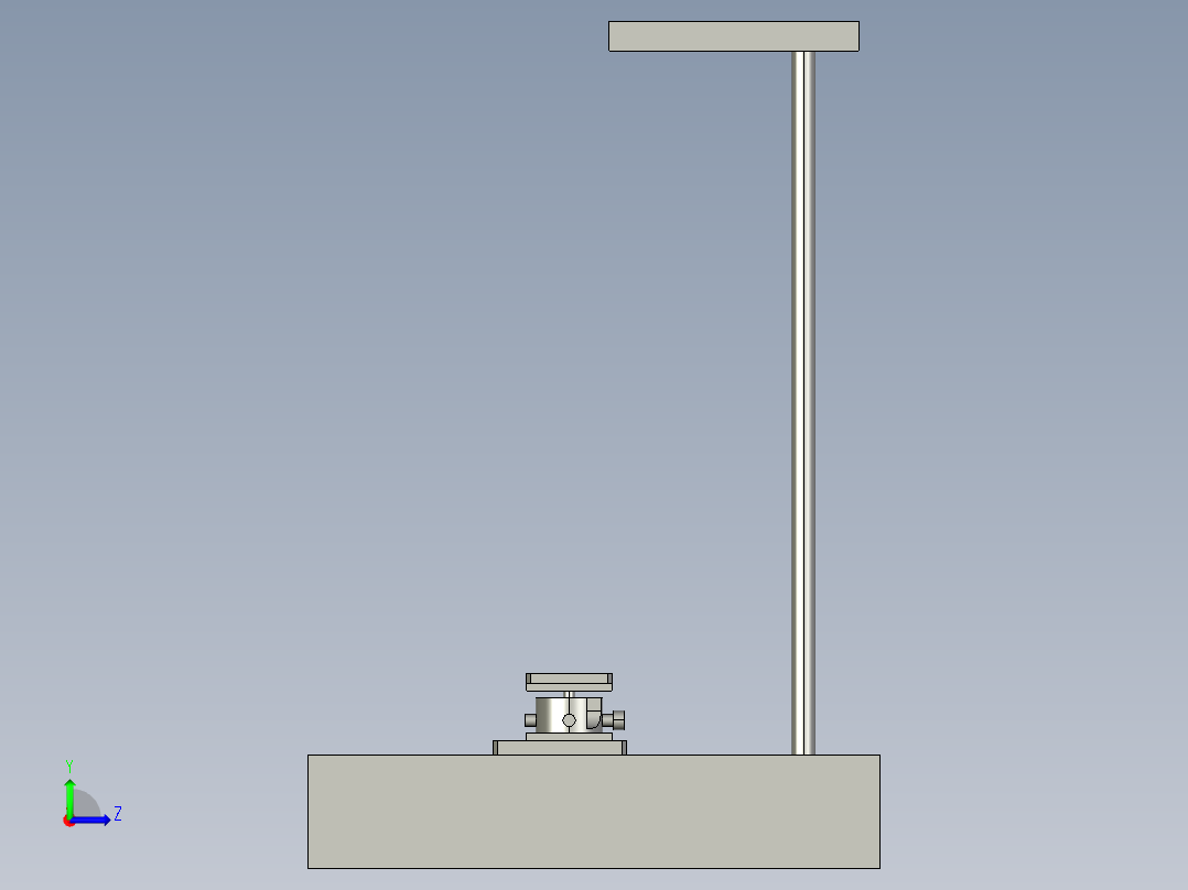 调倾斜平台左视图