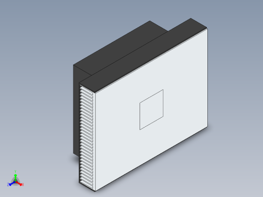 风机散热正等轴测缩略图