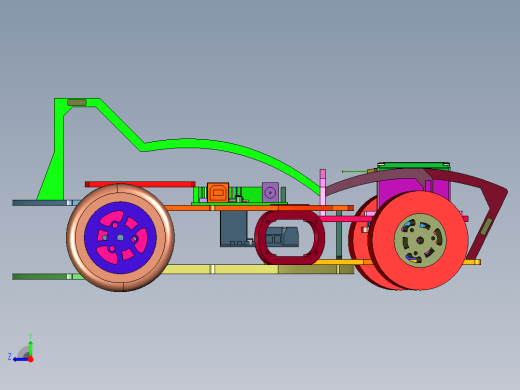 工程智能驱动小车右视缩略图