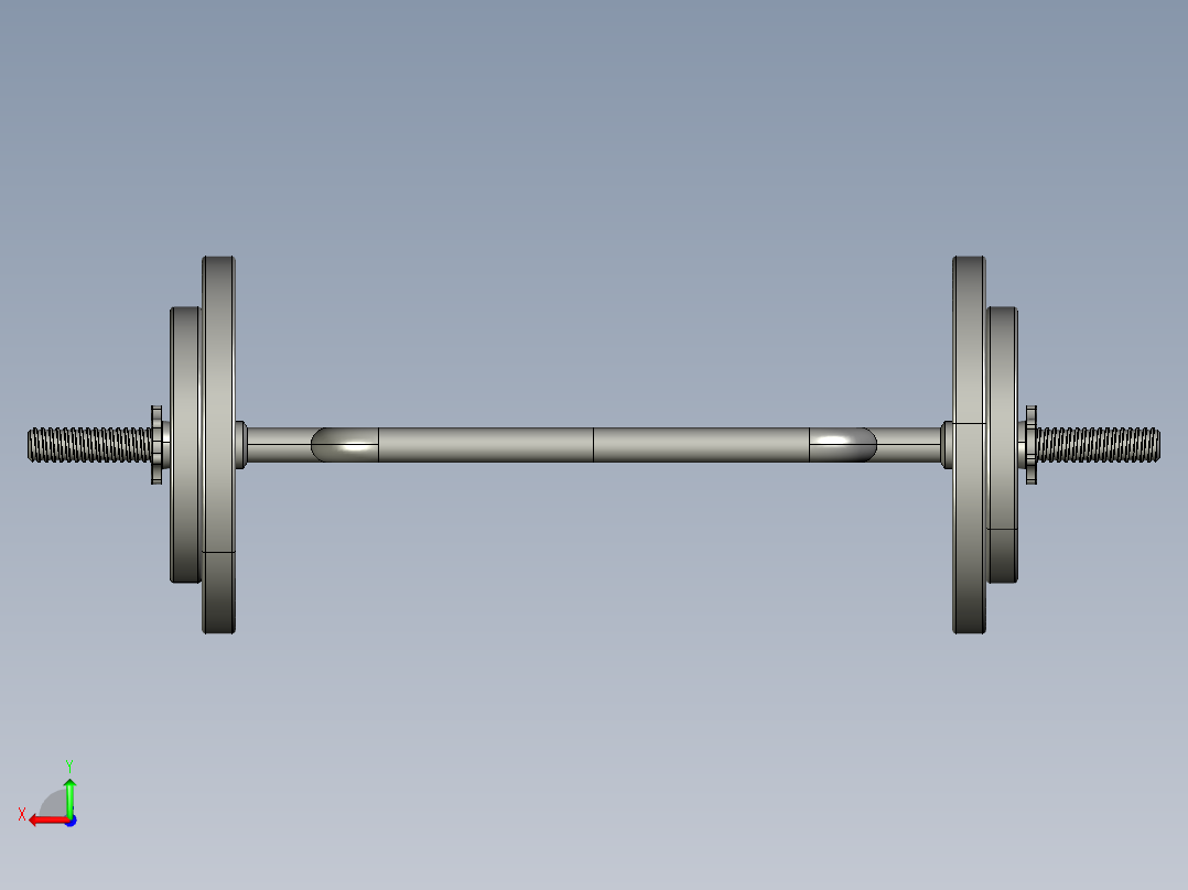 三头肌棒后视图