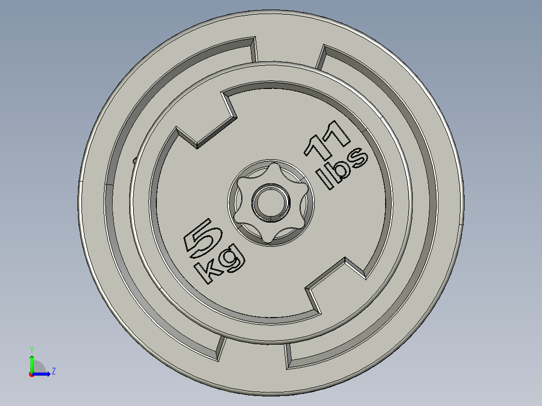 三头肌棒左视图