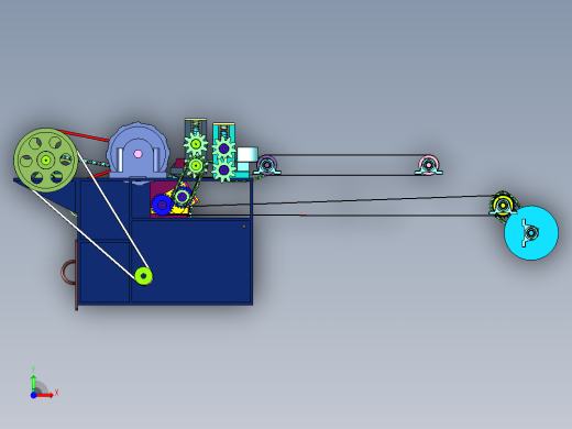 滚筒组合式纤维植物提取机前视缩略图