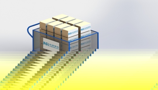 牵引式AGV小车3D模型缩略图