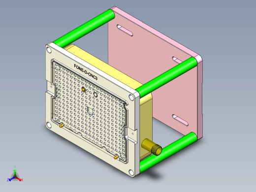 FONE-D-CNC3笔记本CNC工装夹具三维模型-1114