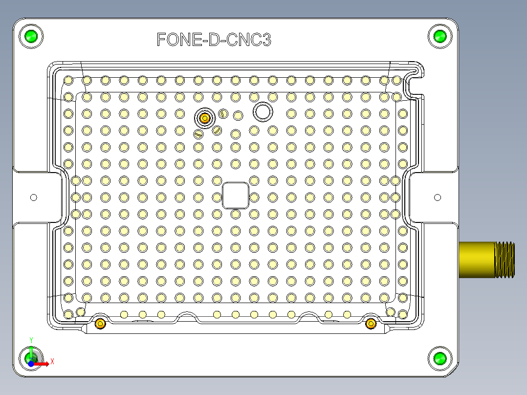 FONE-D-CNC3笔记本CNC工装夹具三维模型-1114前视图
