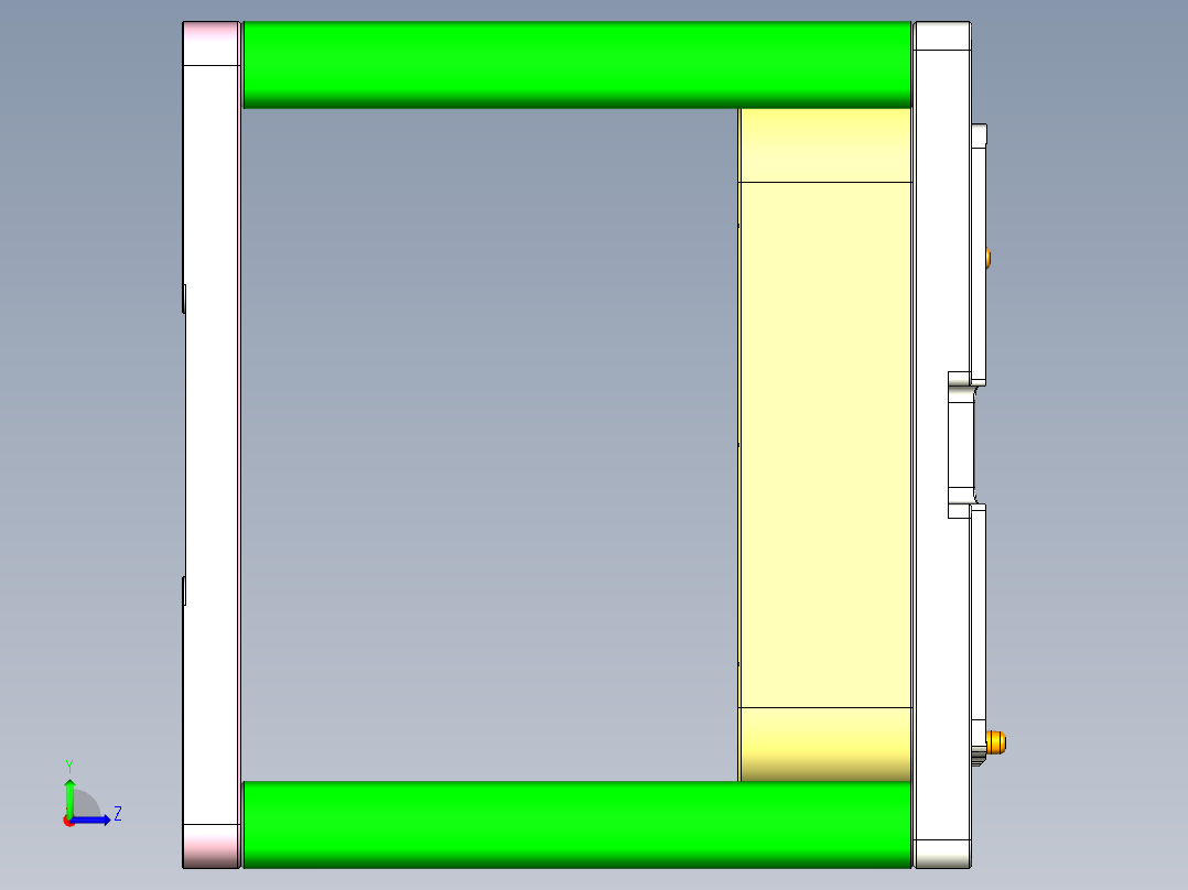 FONE-D-CNC3笔记本CNC工装夹具三维模型-1114左视图
