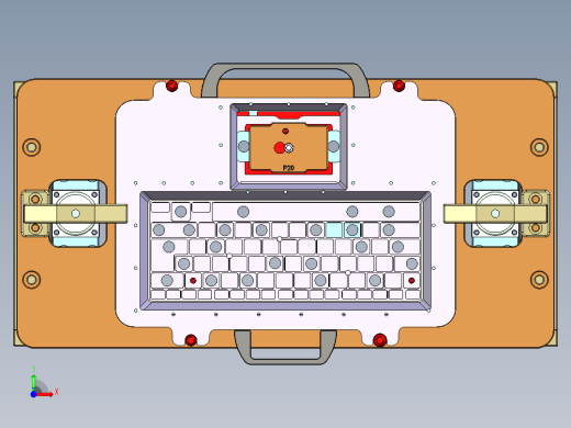 N500-T0P笔记本CNC工装夹具三维模型-CNC8前视缩略图