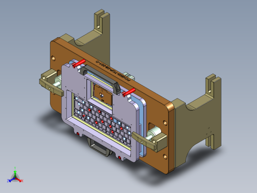 N500-T0P笔记本CNC工装夹具三维模型-CNC8正等轴测缩略图