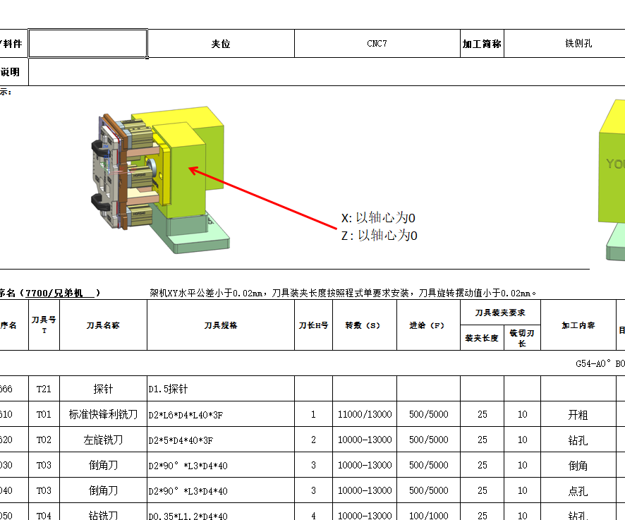 笔记本C壳铣侧孔程序模型