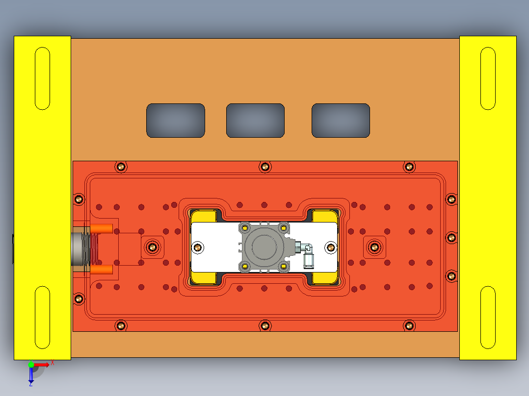UX363-C-笔记本CNC工装夹具三维模型CNC3吸气验证-191217俯视图