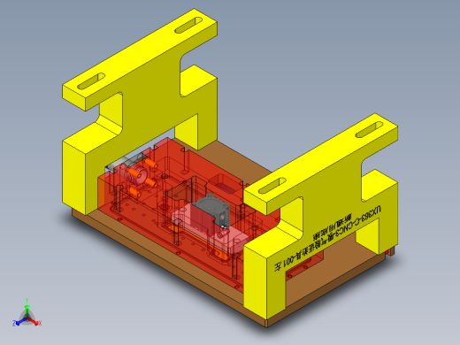 UX363-C-笔记本CNC工装夹具三维模型CNC3吸气验证-191217正等轴测缩略图