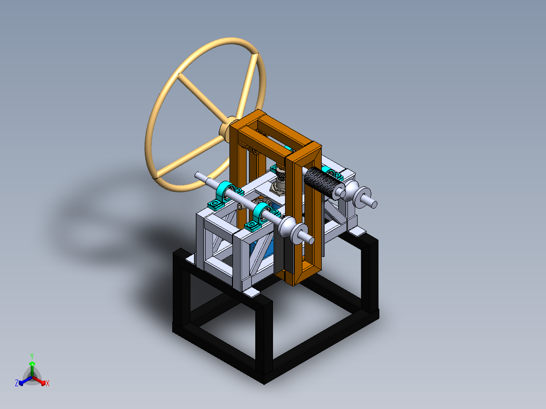 折弯机、弯管机(13)正等轴测图