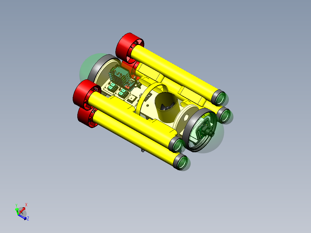 遥控操作水下机器人、水下机器人(43)