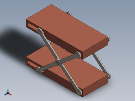 折叠桌正等轴测缩略图