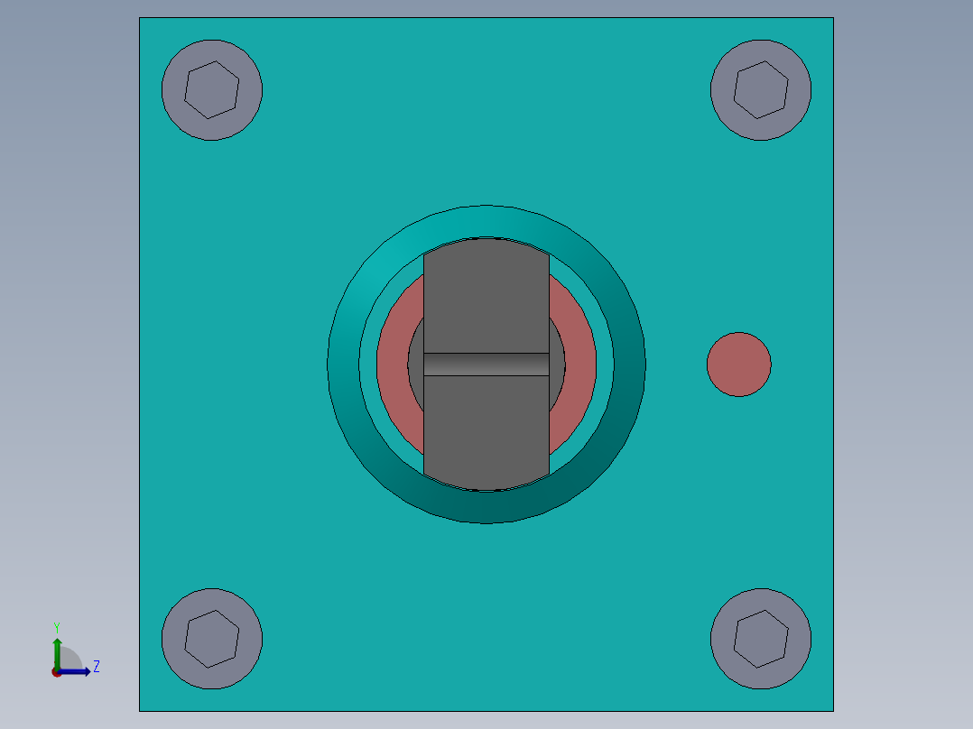 A0003688-转向横拉杆气缸（带后端安装 - 特殊前眼）100x25x41 毫米左视图