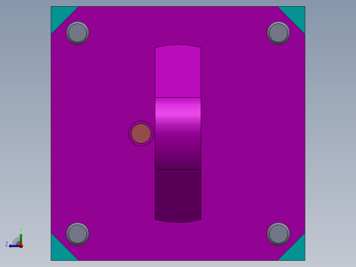 A0003688-转向横拉杆气缸（带后端安装 - 特殊前眼）100x25x41 毫米右视缩略图