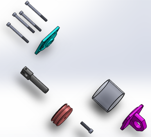 A0003688-转向横拉杆气缸（带后端安装 - 特殊前眼）100x25x41 毫米缩略图