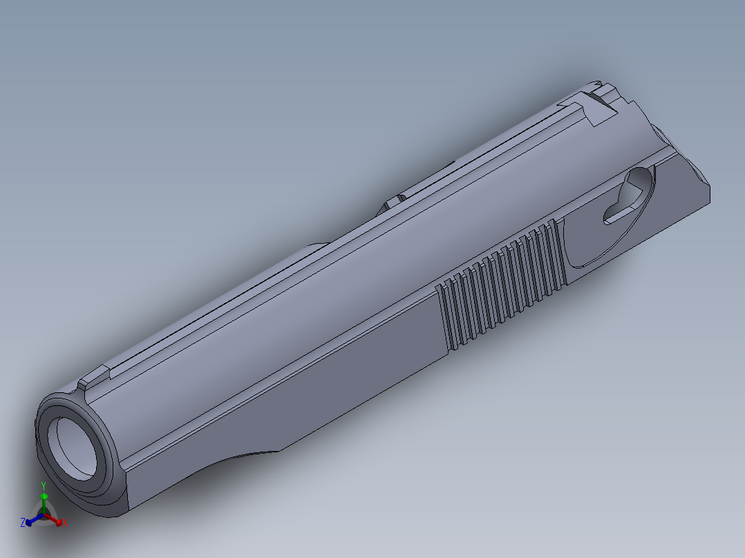 贝加尔 MP-654K-32-1正等轴测图