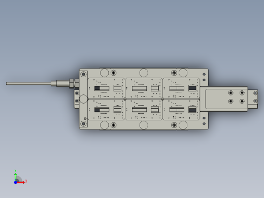 插件机PCB上料部件前视缩略图