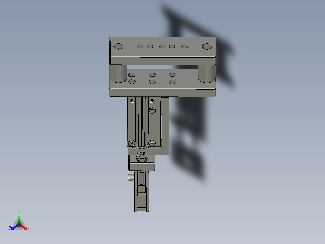 大铝件涂胶装置新正等轴测图