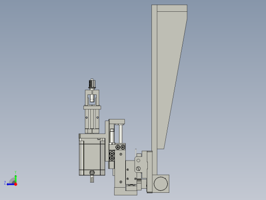 转轴后上料部件右视缩略图
