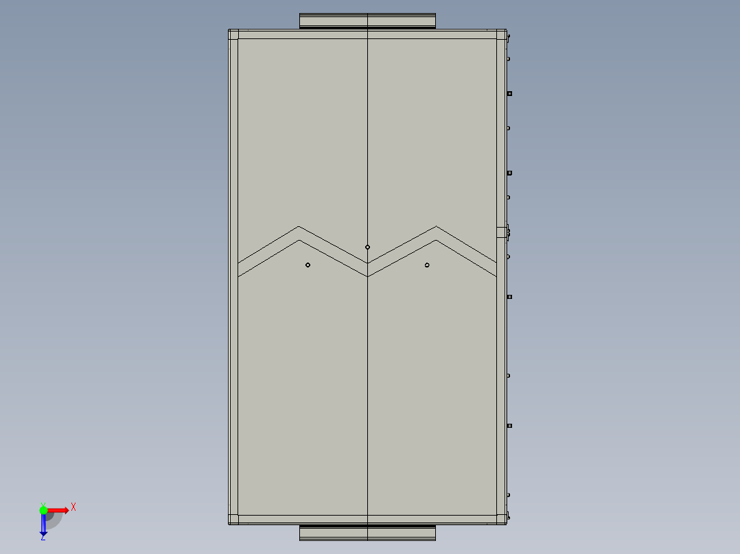 防雾霾机组俯视图