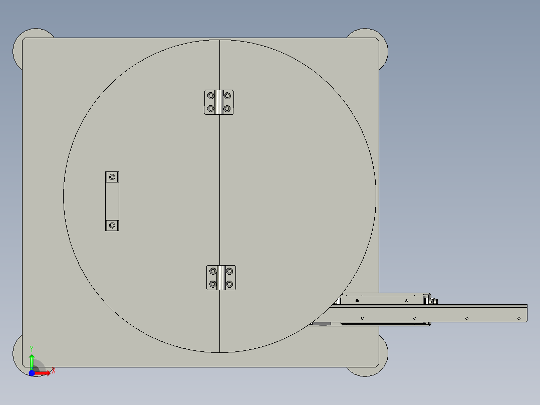 FPE07189-500-P00-板簧供料系统前视图