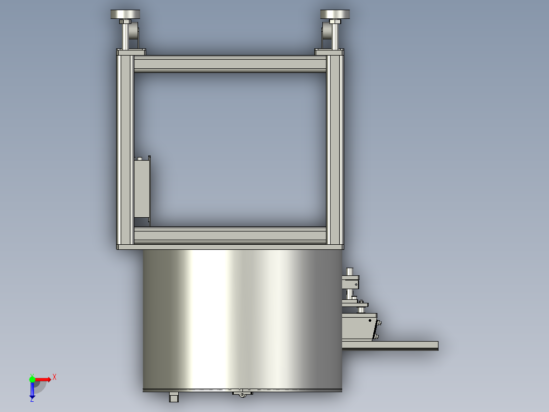 FPE07189-500-P00-板簧供料系统俯视图