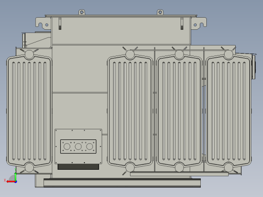 油浸式纯铜线电力变压器后视缩略图