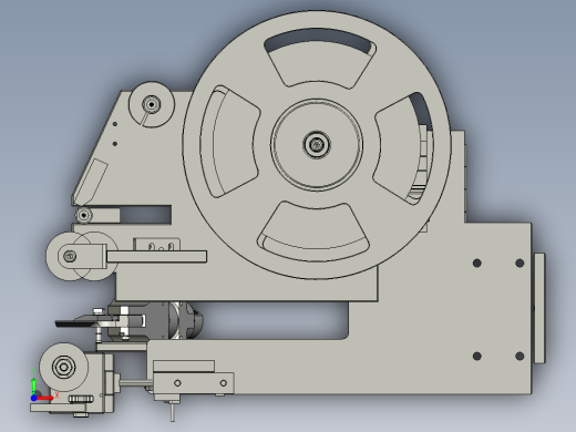 剥胶机构吊装-----前视缩略图