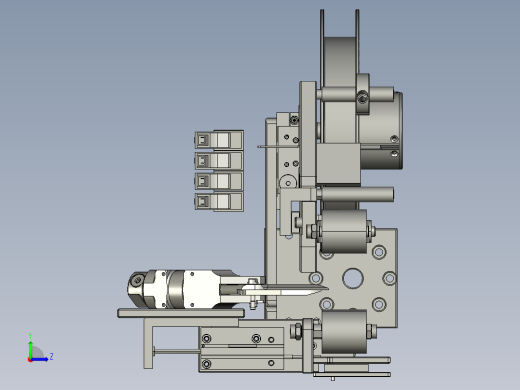 剥胶机构吊装-----左视缩略图