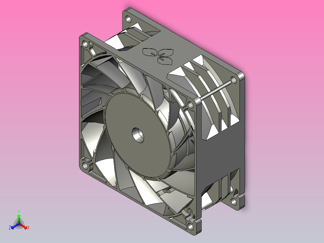 温控器-风扇ZHJ07-9238正等轴测图